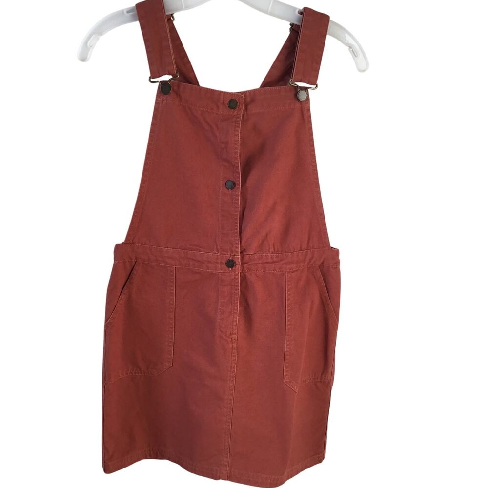ROXY Girls Dress Meant To Be Pinafore Overall Lazy Oaf Orange Girl's size XL 14